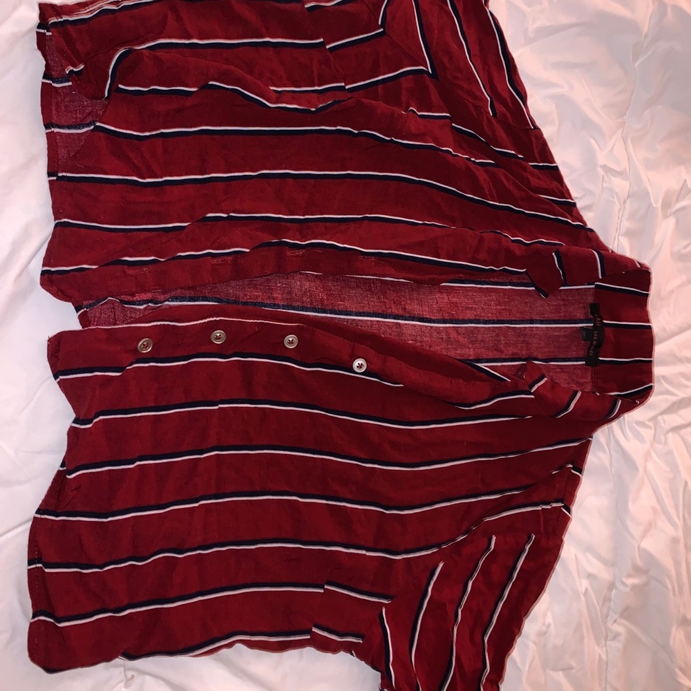 Striped Button Up